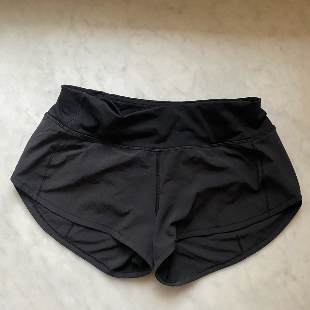 Lululemon Speed Up Shorts 2.5” Black